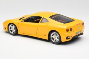 Ferrari 360 Modena Gelb Bburago 1:18 3368 Metall – Bild 7 von 8