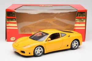 Ferrari 360 Modena Gelb Bburago 1:18 3368 Metall – Bild 8 von 8