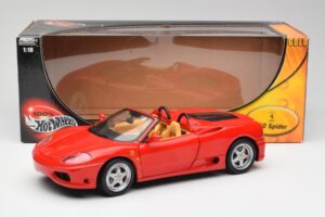 Ferrari 360 Spider Rot Hot Wheels 1:18 57310 Metall – Bild 8 von 8