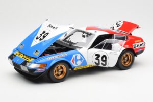 Ferrari 365 GTB/4 #39 J-C. Andruet / Lena 24 Hours of Le Mans 1972 Kyosho 1:18 08164E Metall – Bild 2 von 8
