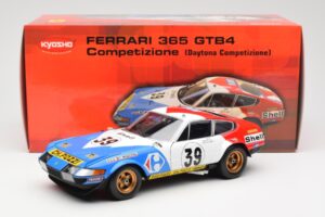 Ferrari 365 GTB/4 #39 J-C. Andruet / Lena 24 Hours of Le Mans 1972 Kyosho 1:18 08164E Metall – Bild 8 von 8