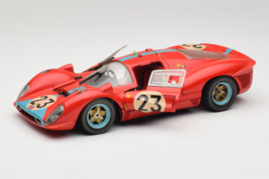Ferrari 412P #23 W. Mairesse / J. Beurlys Le Mans 1967 Rot Revell 1:18 48826 Metall – Bild 2 von 8