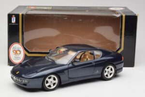 Ferrari 456 GT Blau Bburago 1:18 3036 Metall – Bild 2 von 8