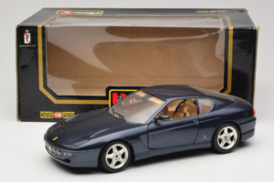 Ferrari 456 GT Blau Bburago 1:18 3036-B1 Metall – Bild 8 von 8
