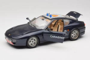 Ferrari 456 GT Carabinieri Schwarz Bburago 1:18 3036-B3 Metall – Bild 2 von 8
