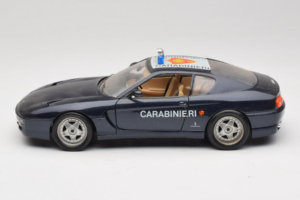 Ferrari 456 GT Carabinieri Schwarz Bburago 1:18 3036-B3 Metall – Bild 4 von 8