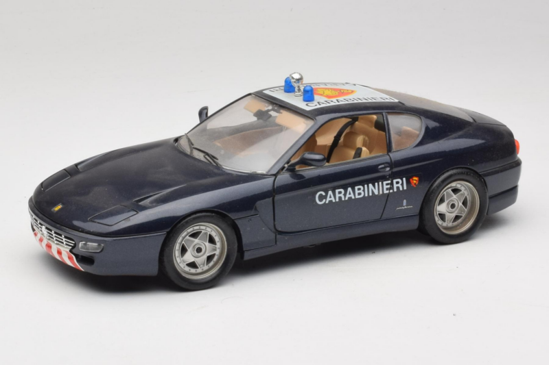 Ferrari 456 GT Carabinieri Schwarz Bburago 1:18 3036-B3 Metall