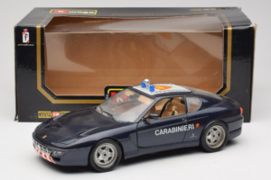 Ferrari 456 GT Carabinieri Schwarz Bburago 1:18 3036-B3 Metall – Bild 8 von 8