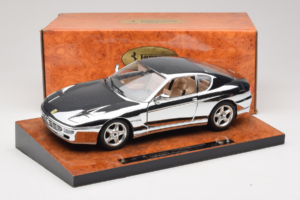 Ferrari 456 GT Chrome Silver Bburago 1:18 3746-R1 Metall – Bild 8 von 8
