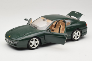 Ferrari 456 GT Dunkelgrün Bburago 1:18 3046-GR1 Metall – Bild 2 von 8