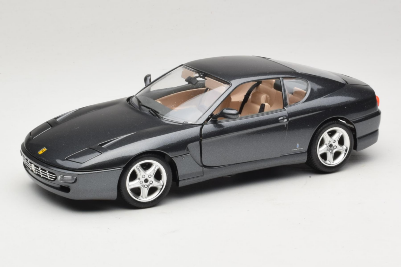 Ferrari 456 GT Grau Metallic Sonderlackierung Bburago 1:18 3036D Metall