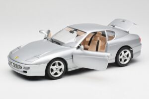 Ferrari 456 GT Silber Bburago 1:18 3036-M2 Metall – Bild 2 von 8