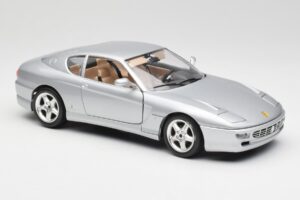 Ferrari 456 GT Silber Bburago 1:18 3036-M2 Metall – Bild 6 von 8