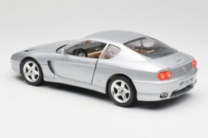 Ferrari 456 GT Silber Bburago 1:18 3036-M2 Metall – Bild 7 von 8
