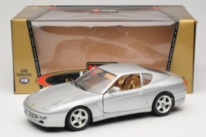 Ferrari 456 GT Silber Bburago 1:18 3336-S1 Metall – Bild 8 von 8