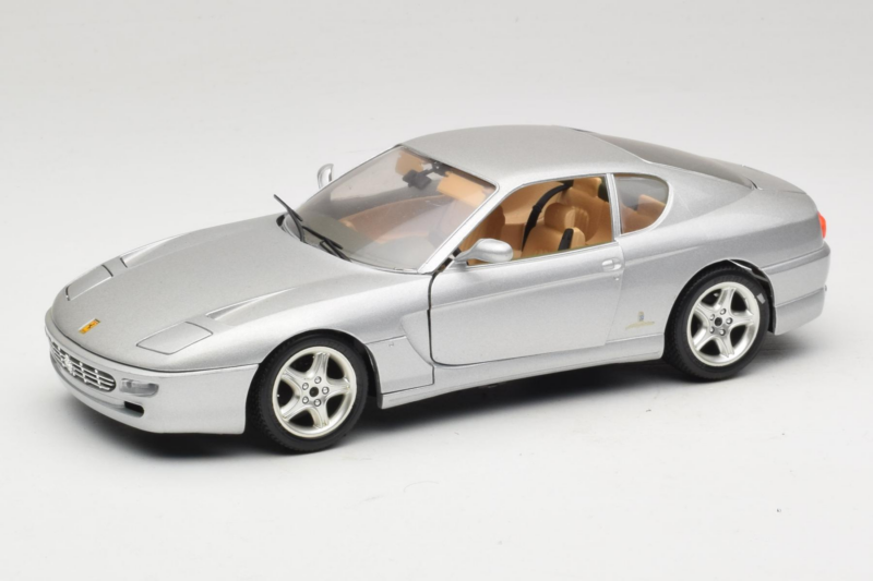 Ferrari 456 GT Silber Bburago 1:18 3336-S1 Metall