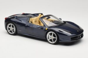 Ferrari 458 Italia Spider Dark Blue Metallic Hot Wheels 1:18 X5529 Metall – Bild 6 von 8