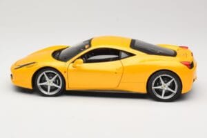 Ferrari 458 Italia Gelb Hot Wheels 1:18 P9894 Metall – Bild 4 von 8