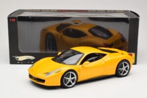 Ferrari 458 Italia Gelb Hot Wheels 1:18 P9894 Metall – Bild 8 von 8