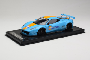 Ferrari 458 LB Works Gulf Blue Orange BBA 1:18 REMC033 Resin – Bild 2 von 7