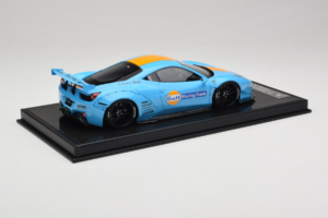 Ferrari 458 LB Works Gulf Blue Orange BBA 1:18 REMC033 Resin – Bild 3 von 7