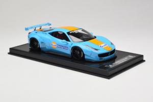 Ferrari 458 LB Works Gulf Blue Orange BBA 1:18 REMC033 Resin – Bild 4 von 7