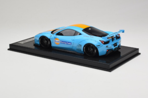 Ferrari 458 LB Works Gulf Blue Orange BBA 1:18 REMC033 Resin – Bild 5 von 7