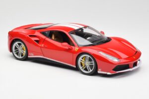 Ferrari 488 GTB Rot Bburago 1:18 18-76102 Metall – Bild 6 von 8