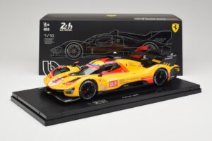 Ferrari 499P Hypercar AF Corse #83 R. Kubica / Y. Ye / R. Shwartzman 24 Hours of Le Mans 2024 Bburago 1:18 18-16313-83-VET Me – Bild 9 von 9
