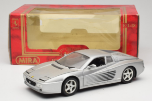 Ferrari 512 TR Silber Mira 1:18 6178-B1 Metall – Bild 8 von 8