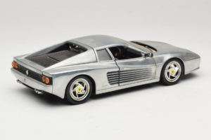 Ferrari 512M Chrome Silver Hot Wheels 1:18 25739 Metall – Bild 3 von 8