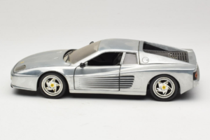 Ferrari 512M Chrome Silver Hot Wheels 1:18 25739 Metall – Bild 4 von 8