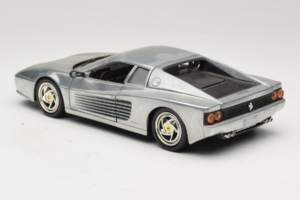 Ferrari 512M Chrome Silver Hot Wheels 1:18 25739 Metall – Bild 7 von 8