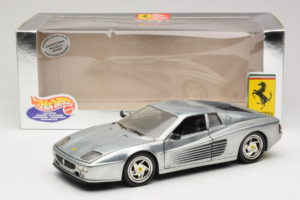 Ferrari 512M Chrome Silver Hot Wheels 1:18 25739 Metall – Bild 8 von 8