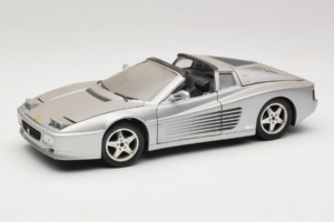 Ferrari 512TR Targa Silber Mira 1:18 6175 Metall