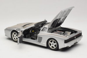 Ferrari 512TR Targa Silber Mira 1:18 6175 Metall – Bild 5 von 8