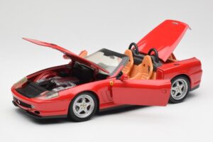 Ferrari 550 Barchetta Pininfarina Rot Bburago 1:18 327660 Metall – Bild 2 von 8