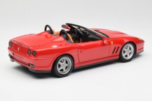 Ferrari 550 Barchetta Pininfarina Rot Bburago 1:18 327660 Metall – Bild 3 von 8