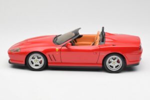 Ferrari 550 Barchetta Pininfarina Rot Bburago 1:18 327660 Metall – Bild 4 von 8