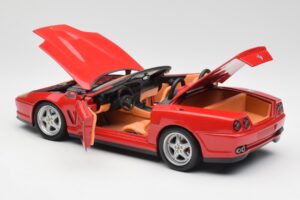 Ferrari 550 Barchetta Pininfarina Rot Bburago 1:18 327660 Metall – Bild 5 von 8