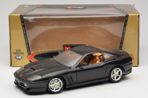 Ferrari 550 Maranello Schwarz Metallic Bburago 1:18 3344-B1 Metall – Bild 8 von 8