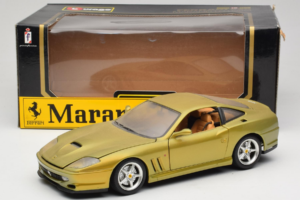Ferrari 550 Maranello Gold Metallic Braccio & Gotz Bburago 1:18 3044-G1 Metall – Bild 8 von 8