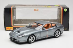 Ferrari 550 Maranello Grau Metallic Maisto 1:18 4839 Metall – Bild 6 von 6