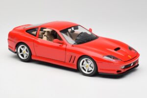 Ferrari 550 Maranello Rot Bburago 1:18 3064 Metall – Bild 6 von 8