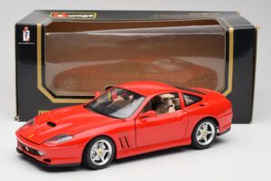 Ferrari 550 Maranello Rot Bburago 1:18 3064 Metall – Bild 8 von 8