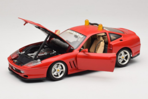 Ferrari 550 Maranello Safety Car Rosso Corsa Bburago 1:18 3064-P1 Metall – Bild 2 von 8