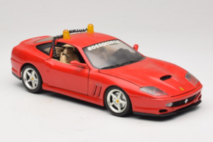 Ferrari 550 Maranello Safety Car Rosso Corsa Bburago 1:18 3064-P1 Metall – Bild 6 von 8