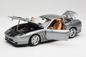 Ferrari 550 Maranello Silber Bburago 1:18 3344 Metall – Bild 2 von 8