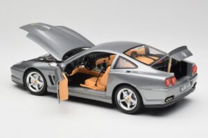Ferrari 550 Maranello Silber Bburago 1:18 3344 Metall – Bild 5 von 8