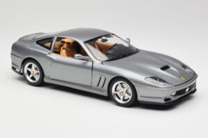 Ferrari 550 Maranello Silber Bburago 1:18 3344 Metall – Bild 6 von 8